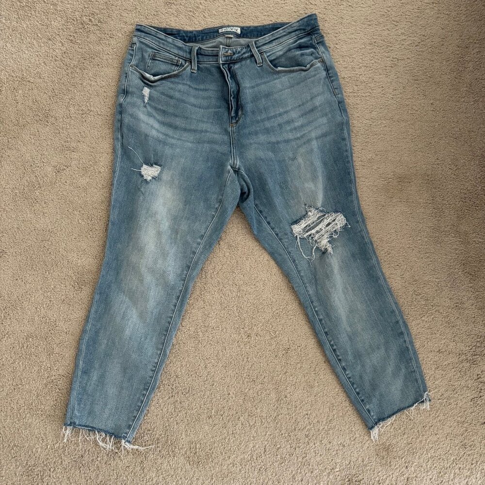 Women's Distressed Jeans
